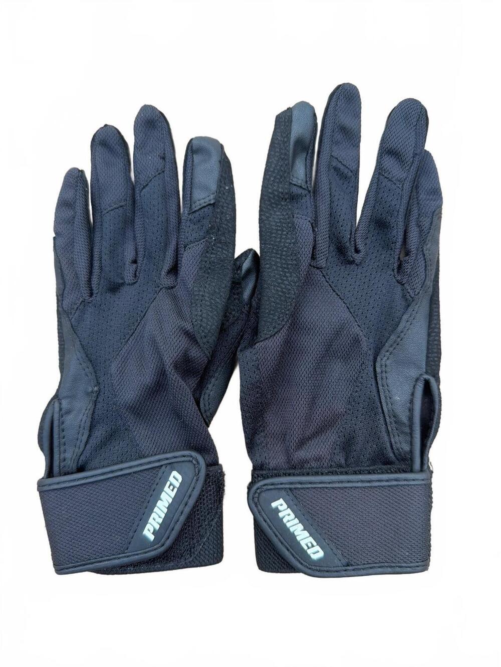 PRIMED Baseball Softball Batting Gloves Black Youth Small Lightweight Tactical